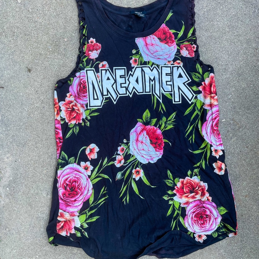 Edgy Floral Shirt